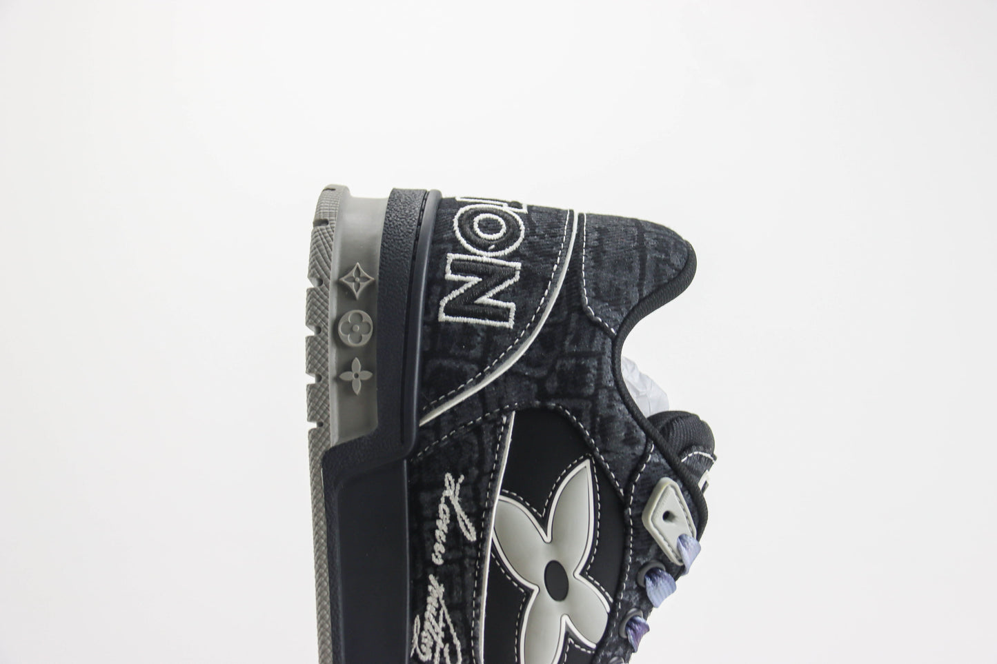 Louis Vuitton LV Trainer Black Crocodile
