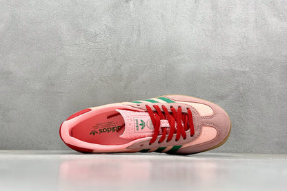 Adidas Gazelle Indoor Court Green Glow Pink Gum