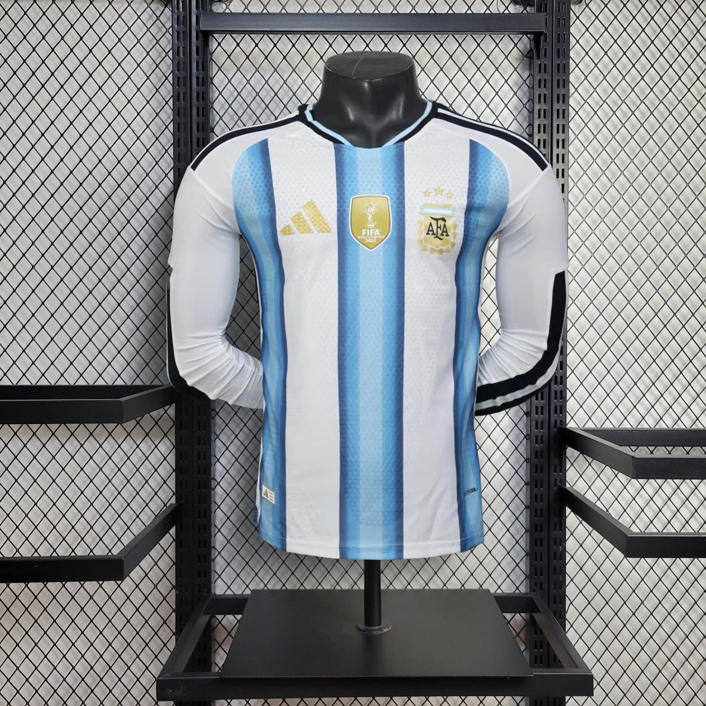 Argentina 2026 World Cup Home Long Sleeve Jersey Player Version Mens
