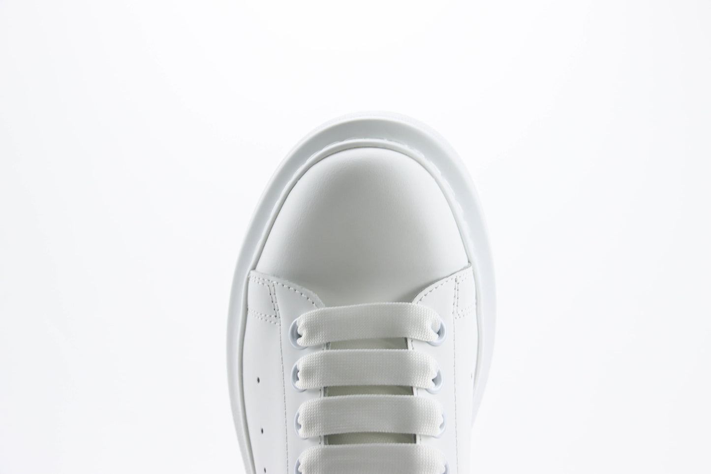 Alexander McQueen Oversized Sneaker Transparent Heel White Blue