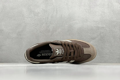 Adidas Originals Samba OG  Brown Putty Grey Gold Metallic