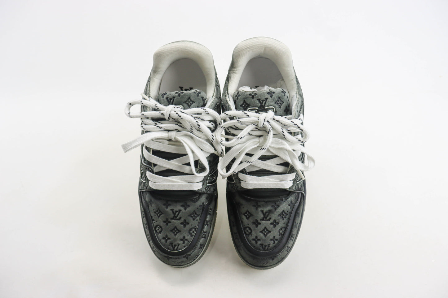 Louis Vuitton LV Trainer Black Monogram Denim