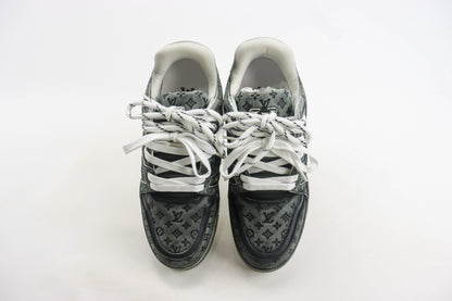 Louis Vuitton LV Trainer Black Monogram Denim