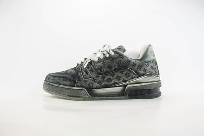 Louis Vuitton LV Trainer Black Monogram Denim