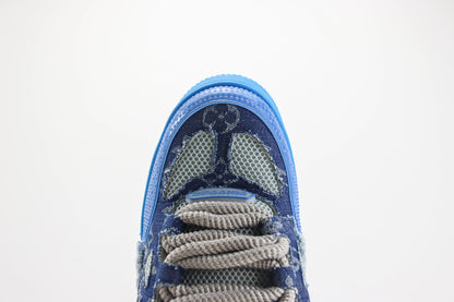 Louis Vuitton Skate Trainer Blue Swarovski Monogram