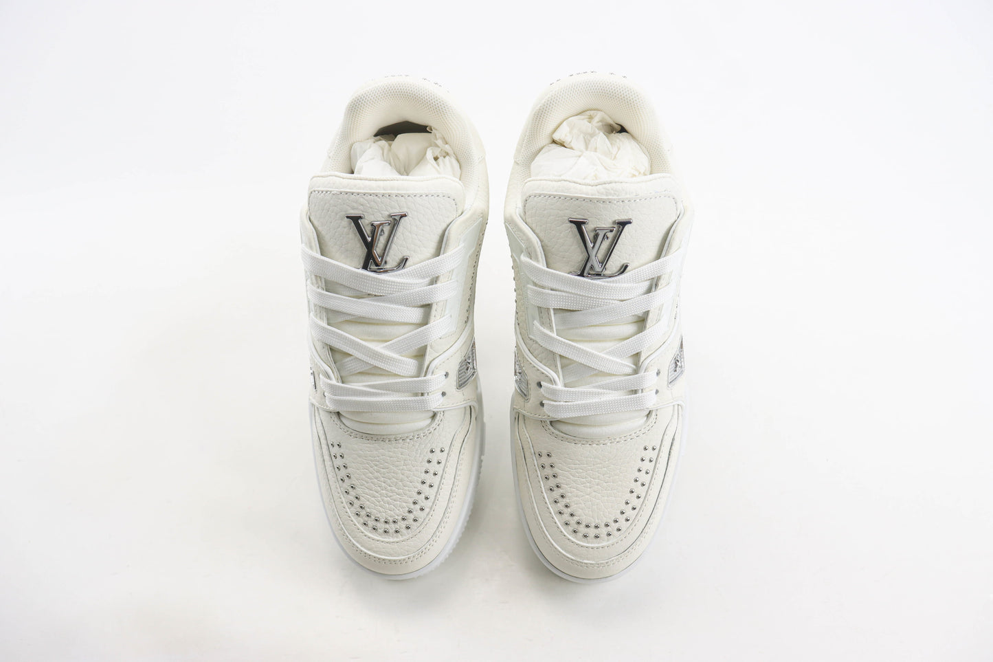 Louis Vuitton LV Trainer White Calf Leather
