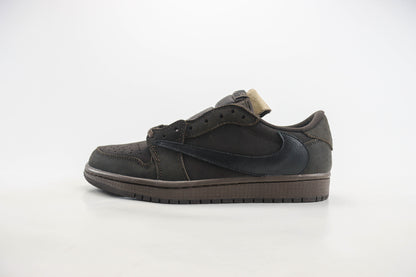 Nike Air Jordan 1 x Travis Scott Velvet Brown and Dark Mocha