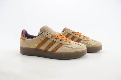 Adidas Gazelle Indoor Warm Sandstone Craft Ochre Shadow Red