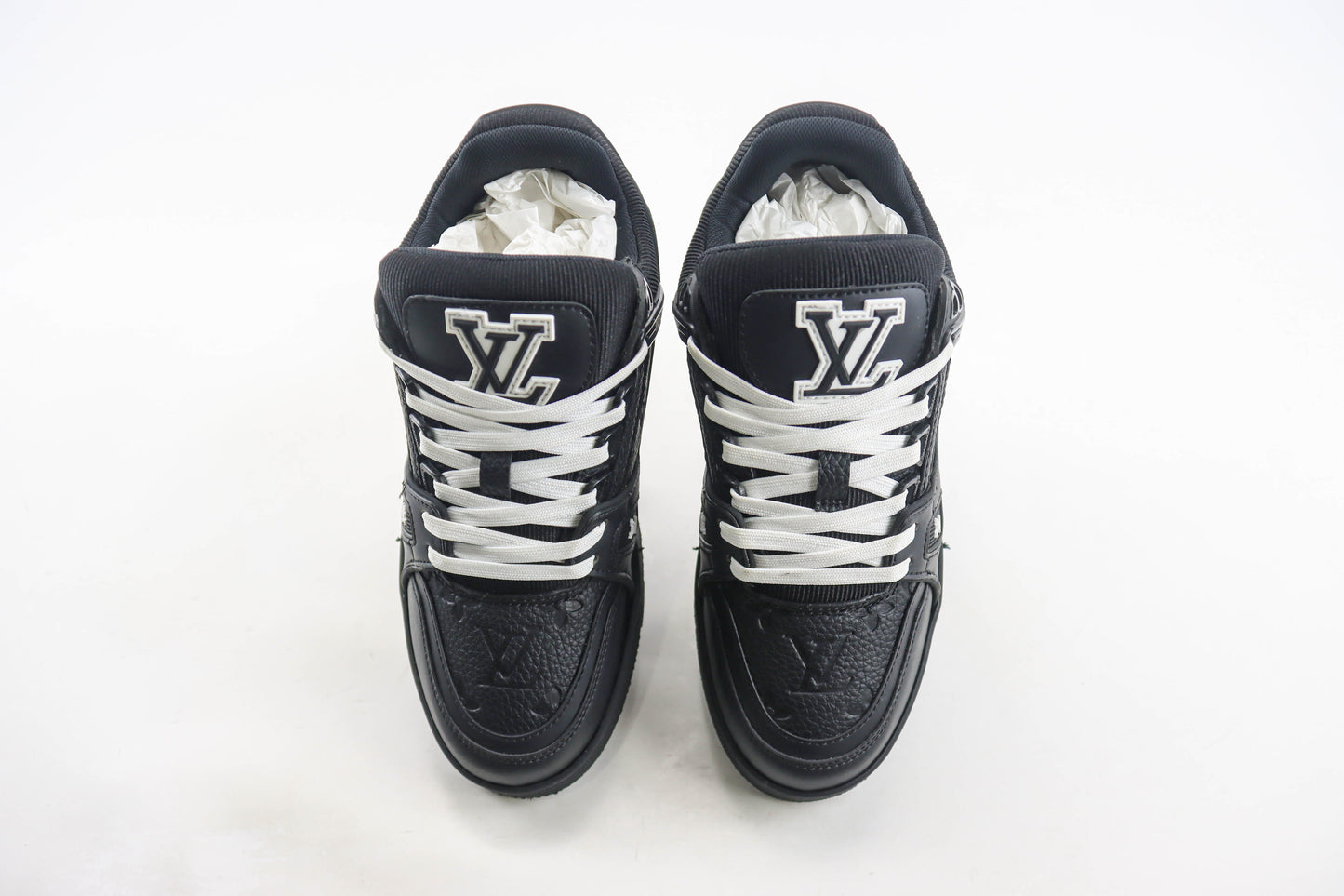 Louis Vuitton Trainer Black Embossed Monogram