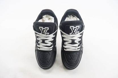 Louis Vuitton Trainer Black Embossed Monogram