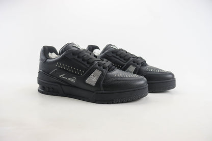 Louis Vuitton LV Trainer Black Calf Leather