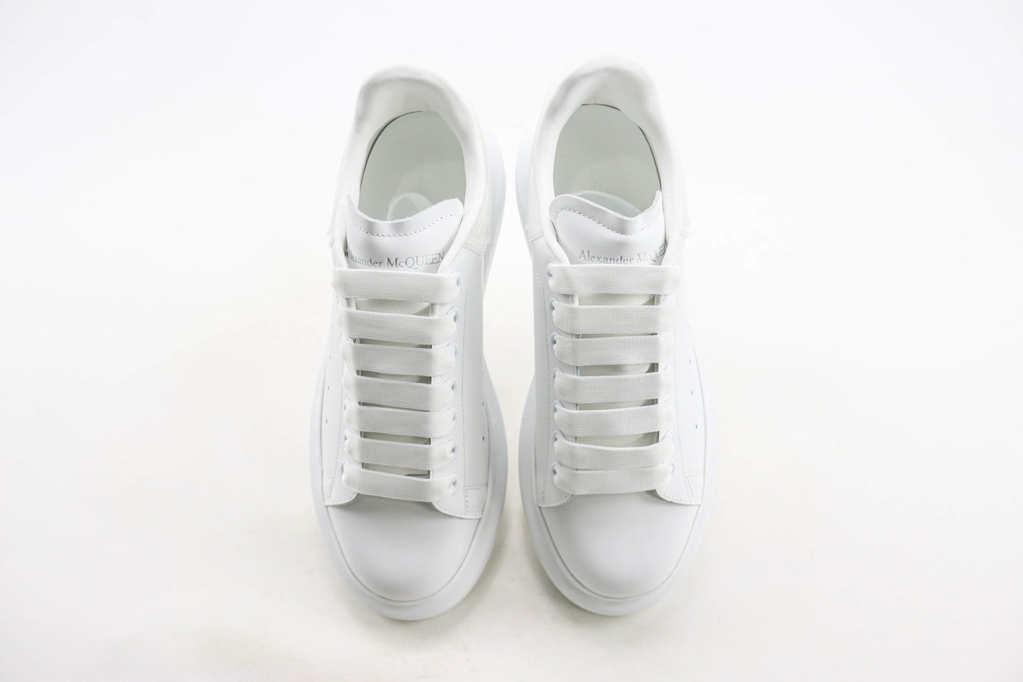 Alexander McQueen Oversized Sneaker Transparent Heel White