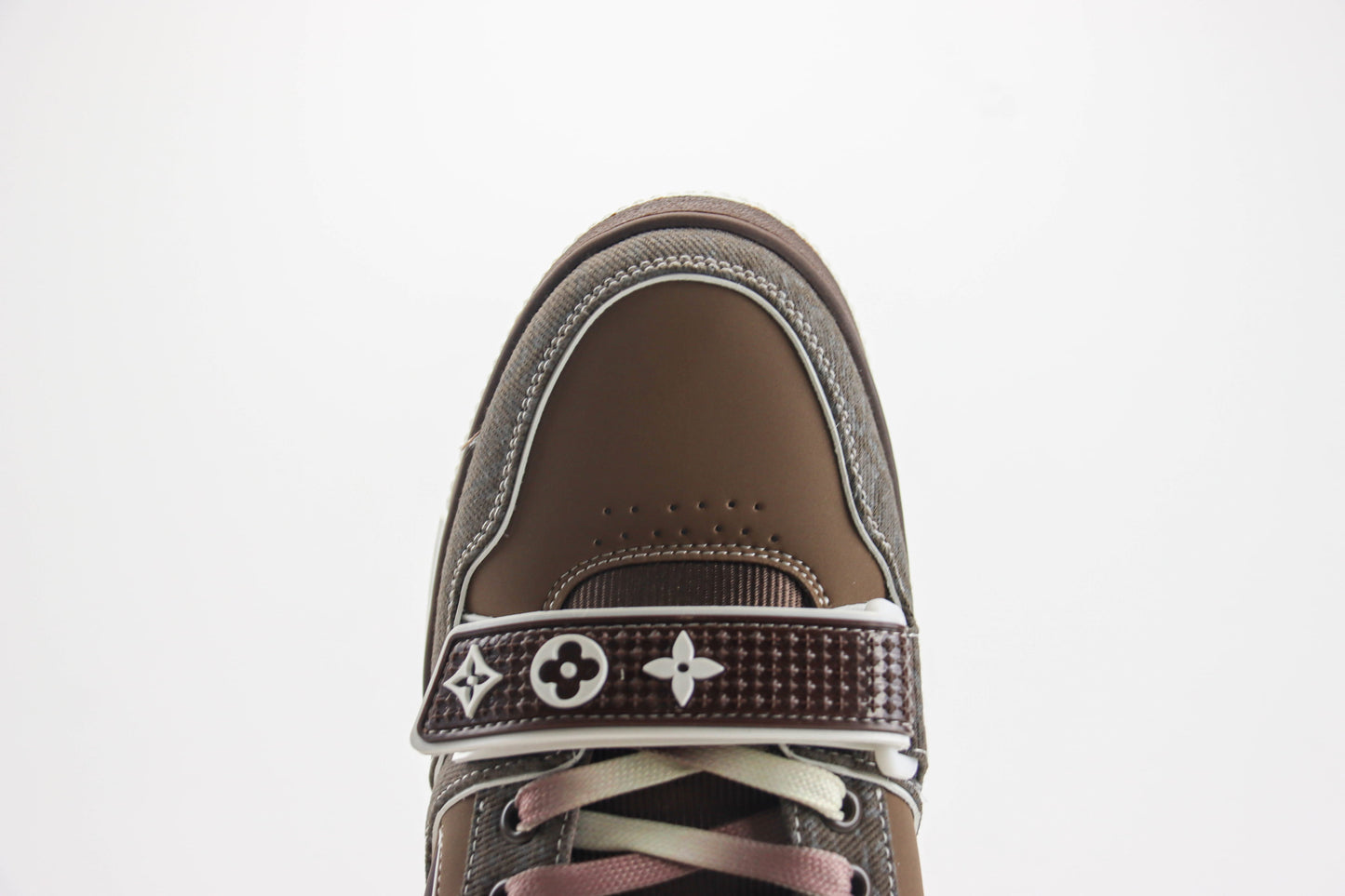 Louis Vuitton LV Trainer Mocha Brown Crocodile