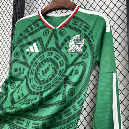 Mexico 2026 World Cup Home Long Sleeve Jersey Mens