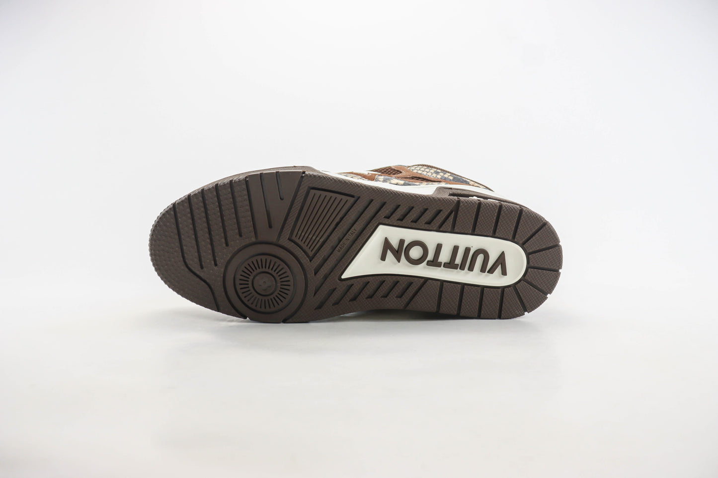 Louis Vuitton Skate Sneaker Brown Snakeskin