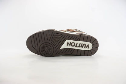 Louis Vuitton Skate Sneaker Brown Snakeskin