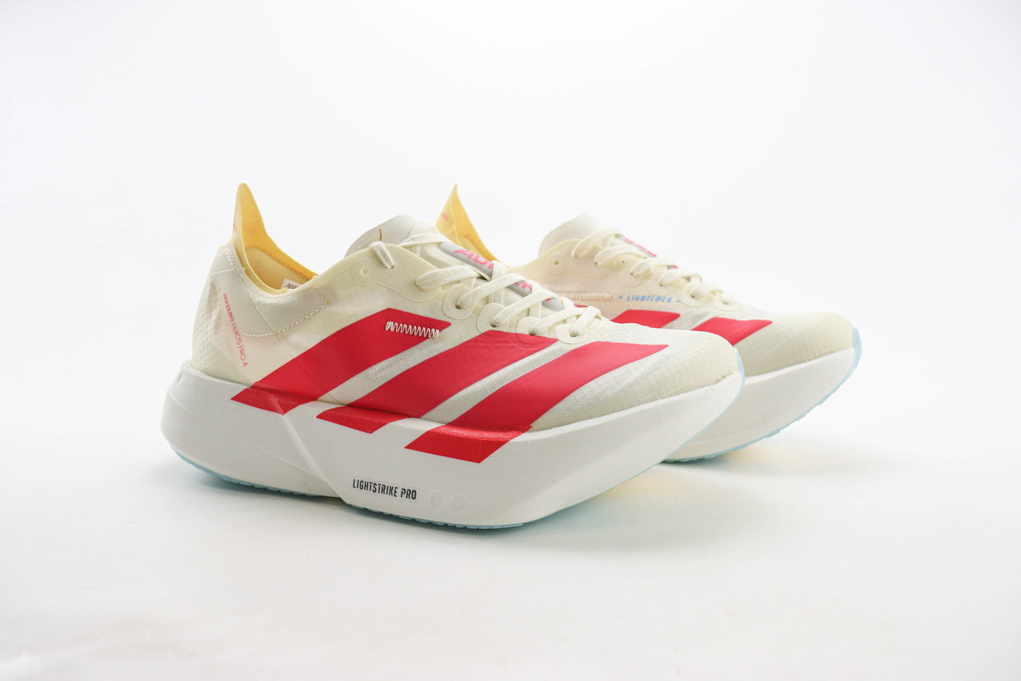 Adidas Adizero Adios Pro 4 Off White Better Scarlet Core Black