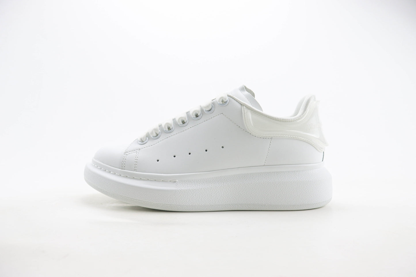 Alexander McQueen Oversized Sneaker Transparent Heel White