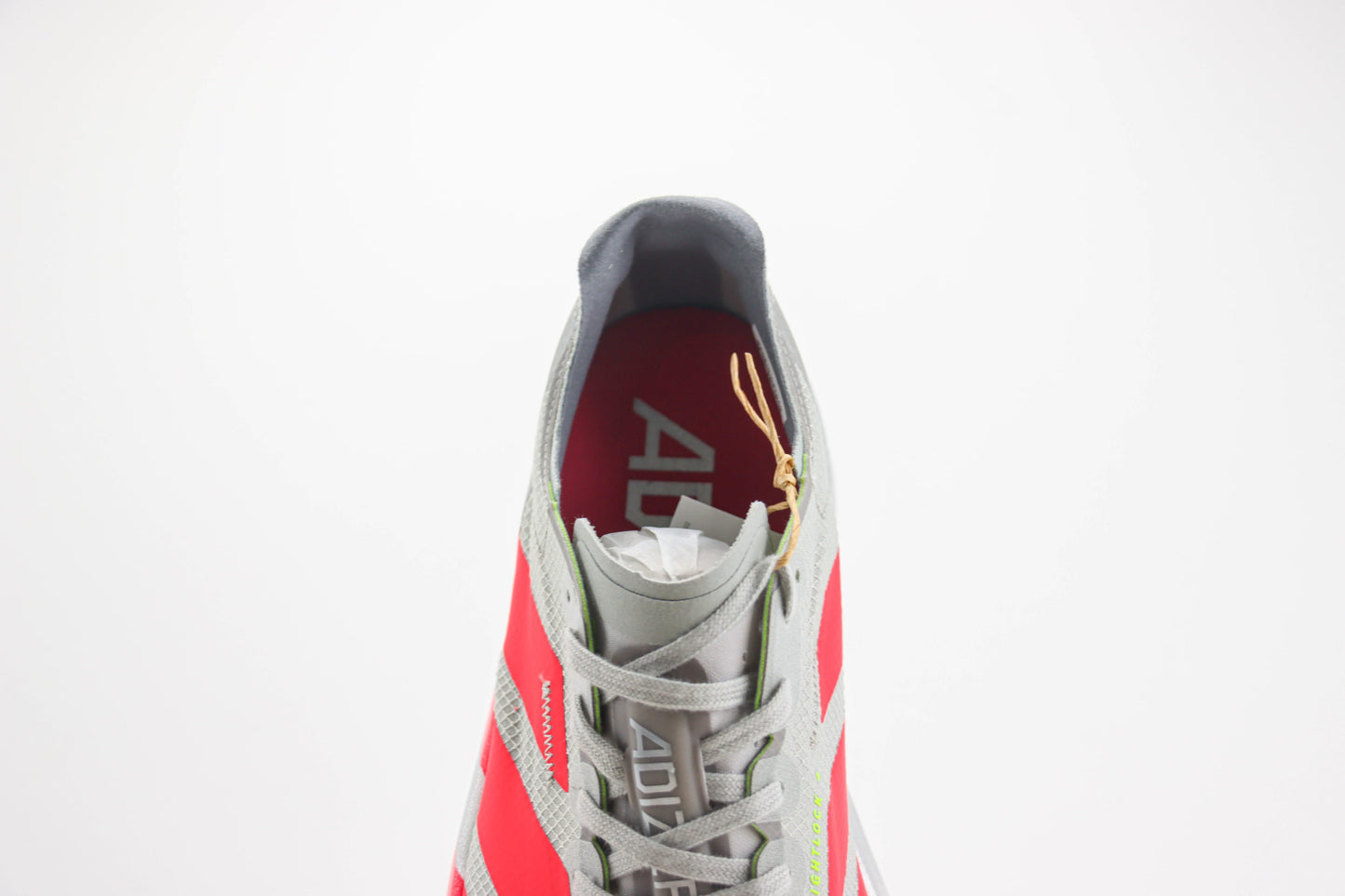 Adidas Adizero Adios Pro 4 Silver Metallic Lucid Red Grey Two