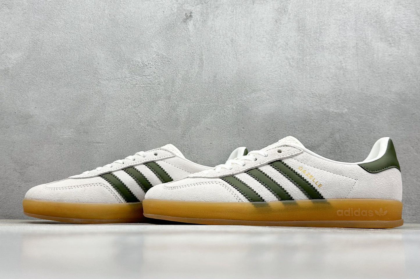 Adidas Gazelle Cream White Collegiate Green Gum
