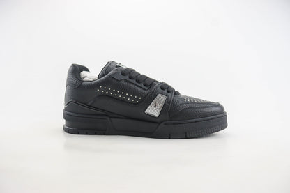 Louis Vuitton LV Trainer Black Calf Leather