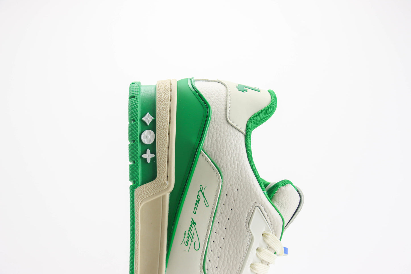 Louis Vuitton Trainer #54 Signature White Green