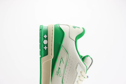 Louis Vuitton Trainer #54 Signature White Green