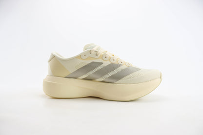 Adizero EVO SL Wonder White Cyber Metallic Warm Vanilla