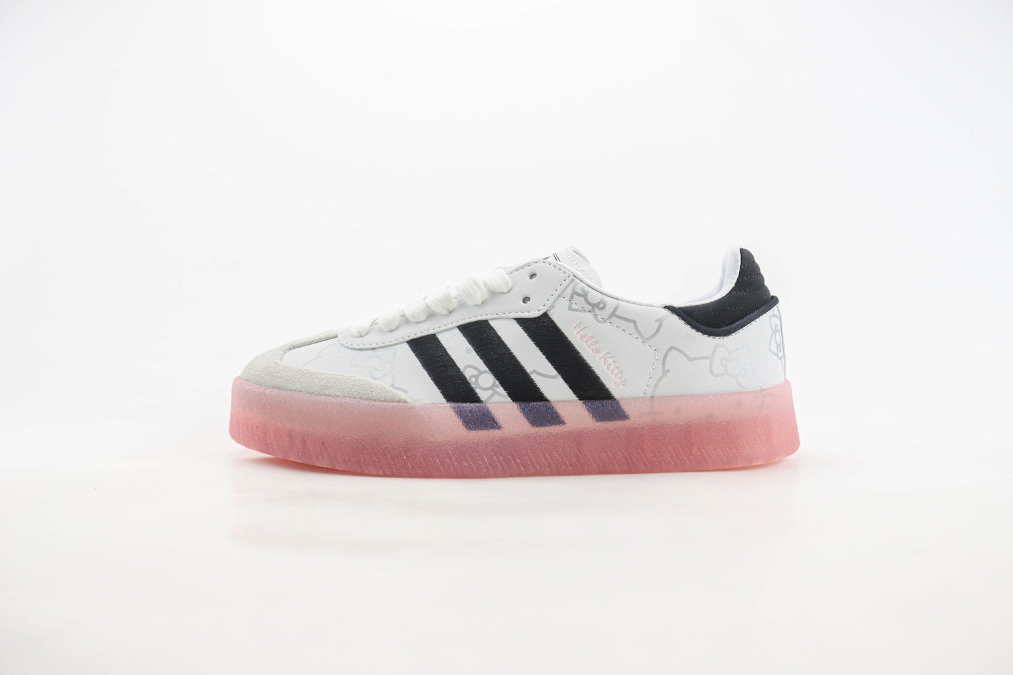 Adidas Hello Kitty x adidas Sambae White Black Clear Pink