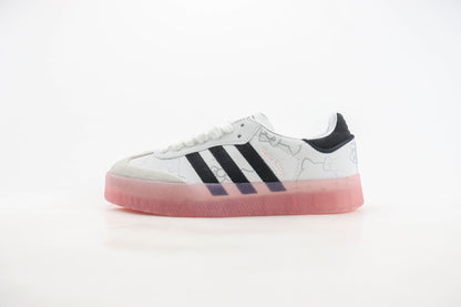 Adidas Hello Kitty x adidas Sambae White Black Clear Pink