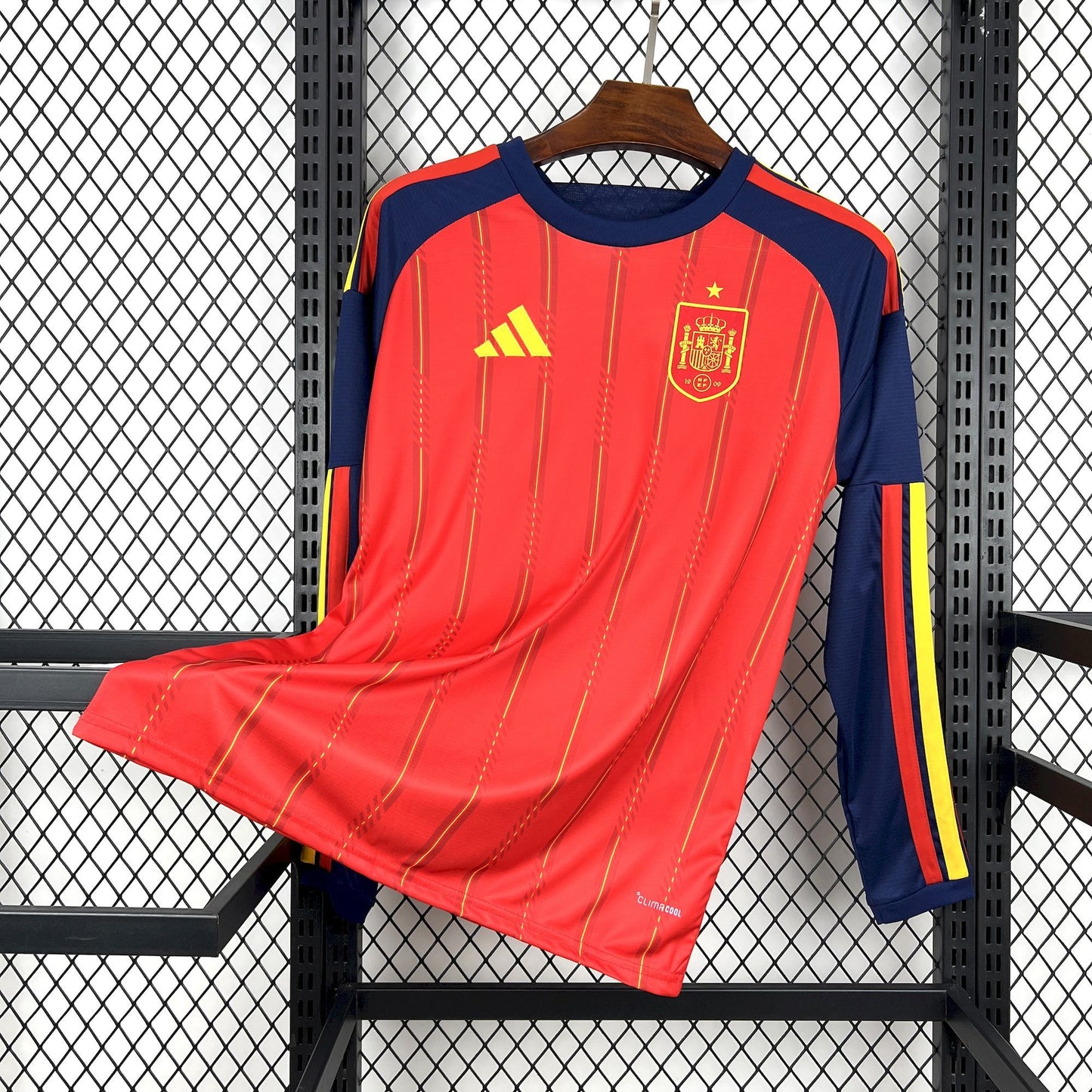 Spain 2026 World Cup Home Long Sleeve Jersey Mens