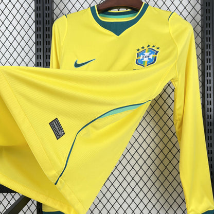 Brazil 2026 World Cup Home Long Sleeve Jersey Mens