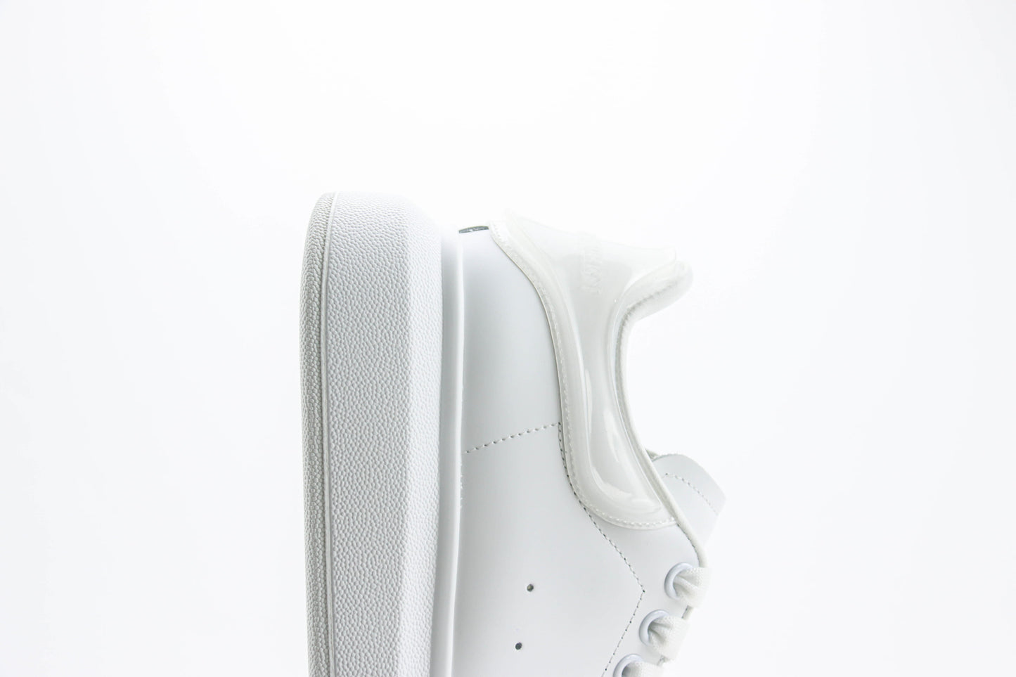 Alexander McQueen Oversized Sneaker Transparent Heel White