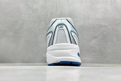 New Balance 740 White Ice Blue Sea Lime