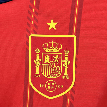 Spain 2026 World Cup Home Long Sleeve Jersey Mens