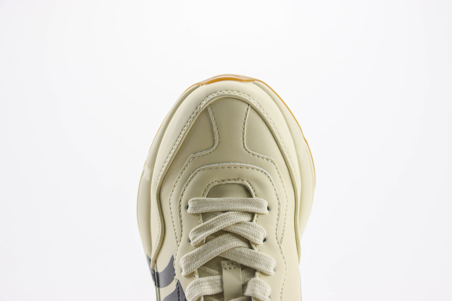 Gucci Mystic Cream Leather NY Yankees Rhyton