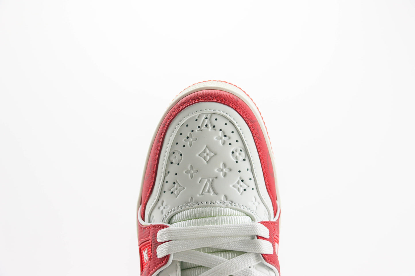 Louis Vuitton Trainer Damier Pop White and Red
