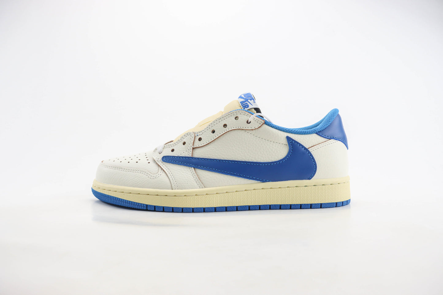 Nike Air Jordan 1 Retro Low OG SP Fragment x Travis Scott Sail Military Blue
