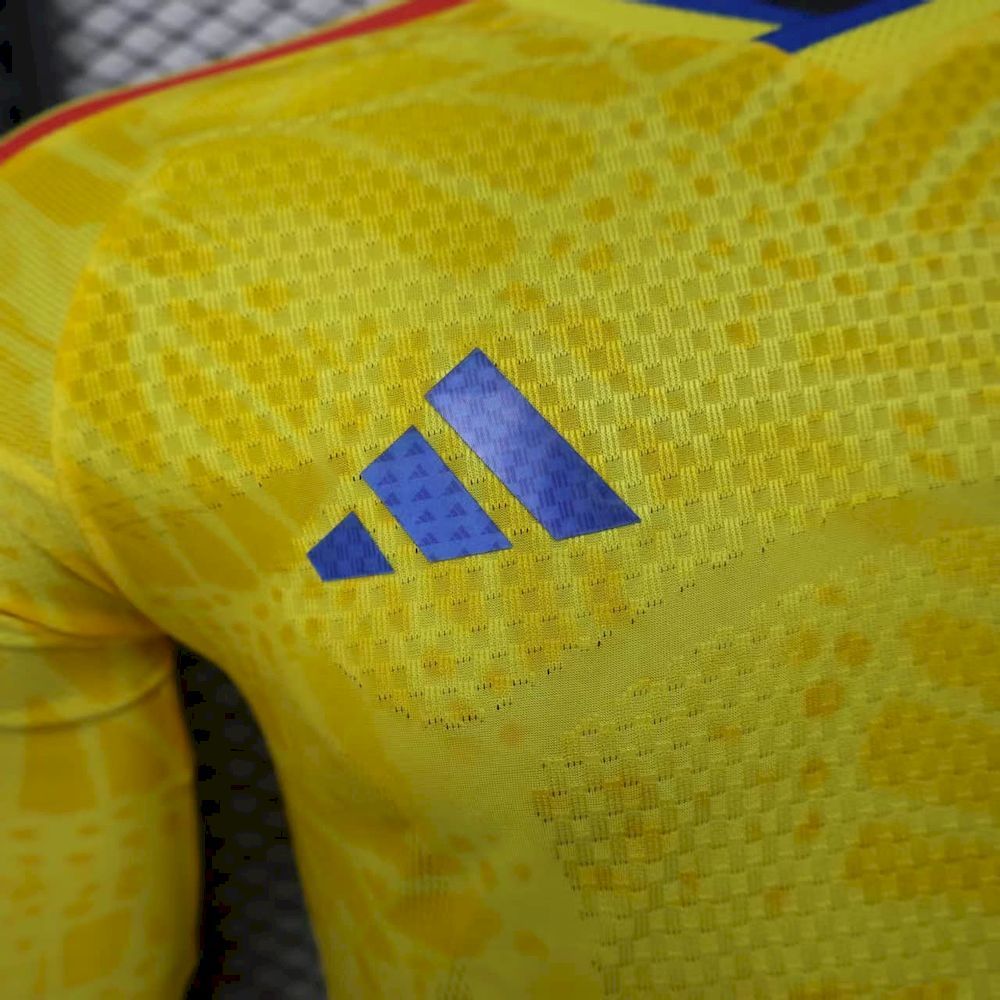 Colombia 2026 World Cup Home Long Sleeve Jersey Player Version Mens