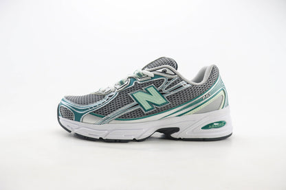 New Balance 740 Silver Metallic Spruce Clay Mesh
