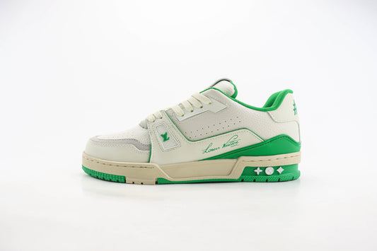 Louis Vuitton Trainer #54 Signature White Green