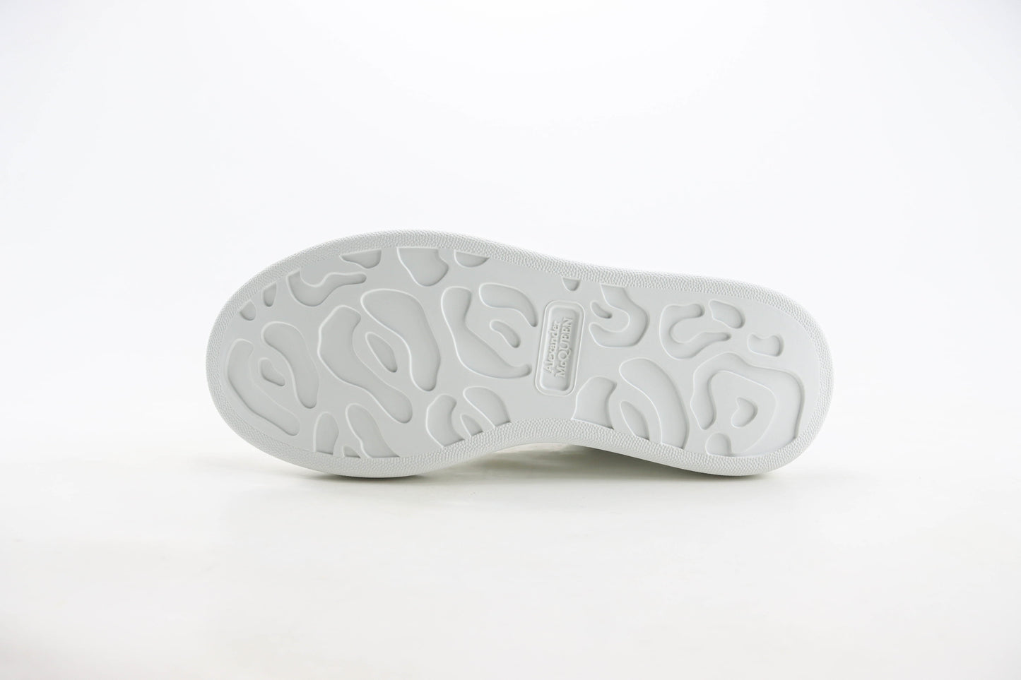 Alexander McQueen Oversized Sneaker Transparent Heel White Blue