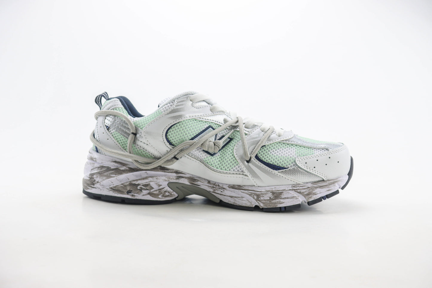 New balance 530 Custom White Silver