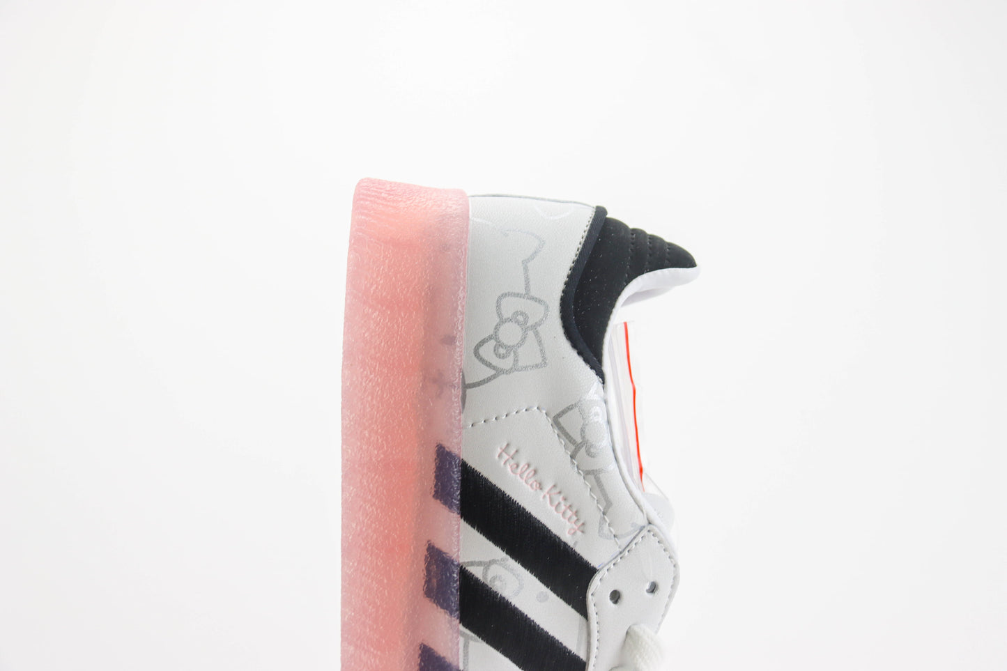Adidas Hello Kitty x adidas Sambae White Black Clear Pink
