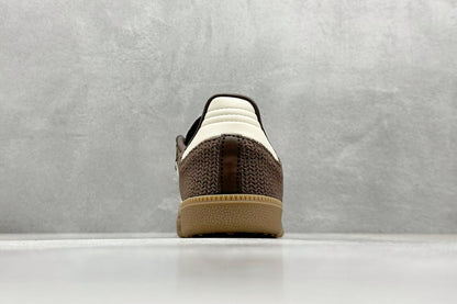 Adidas Originals Samba OG  Brown Putty Grey Gold Metallic