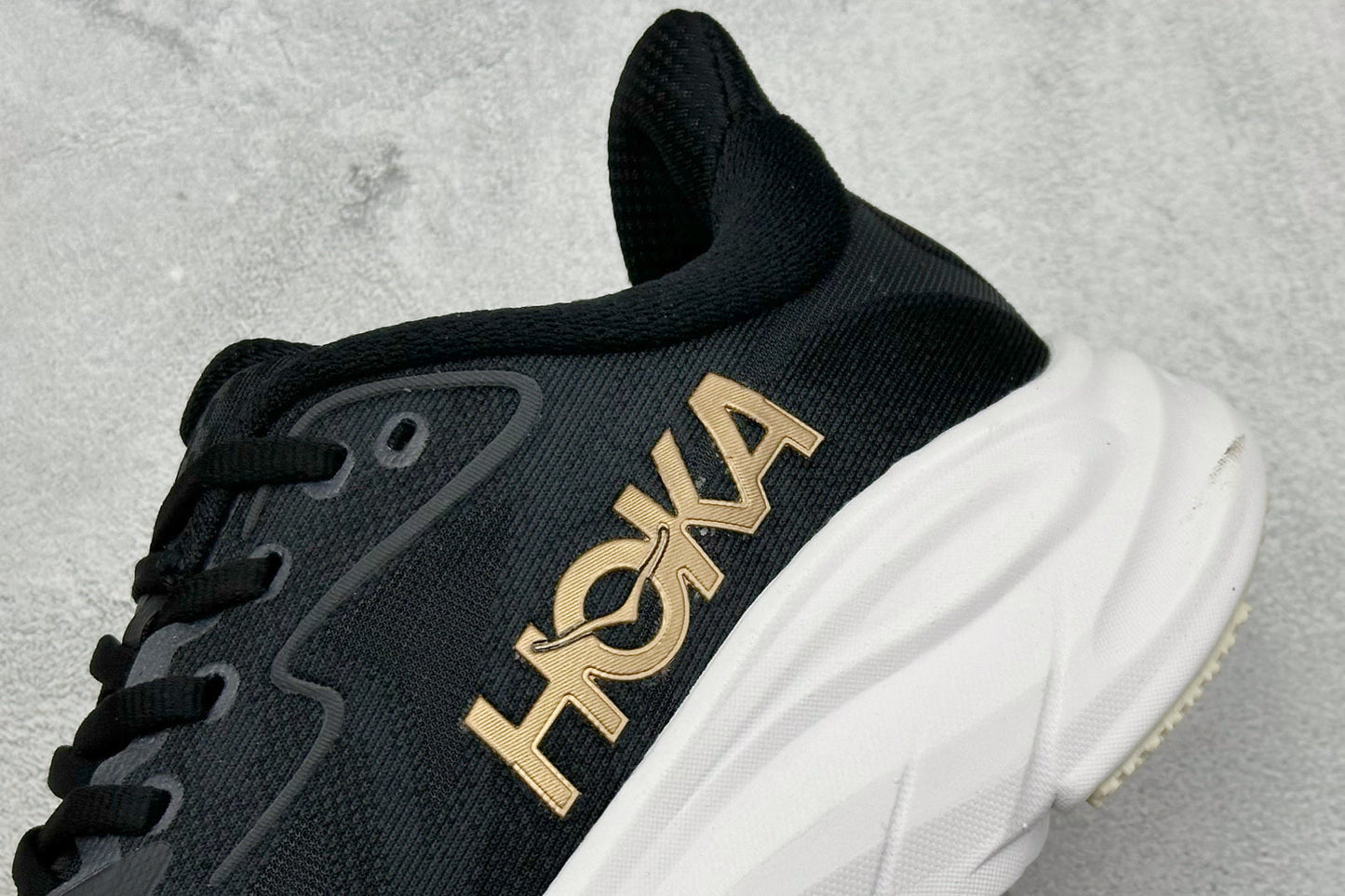 HOKA Clifton 10 Black Rose Gold