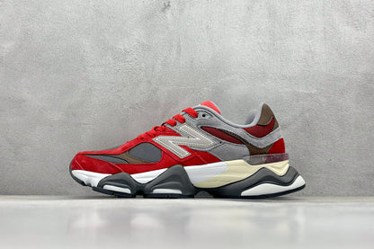 New Balance 9060 Carbon Grey Red