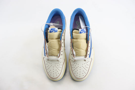 Nike Air Jordan 1 Retro Low OG SP Fragment x Travis Scott Sail Military Blue