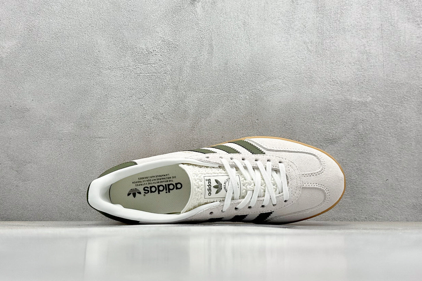 Adidas Gazelle Cream White Collegiate Green Gum