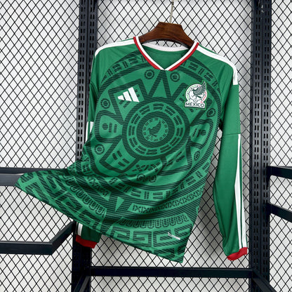 Mexico 2026 World Cup Home Long Sleeve Jersey Mens